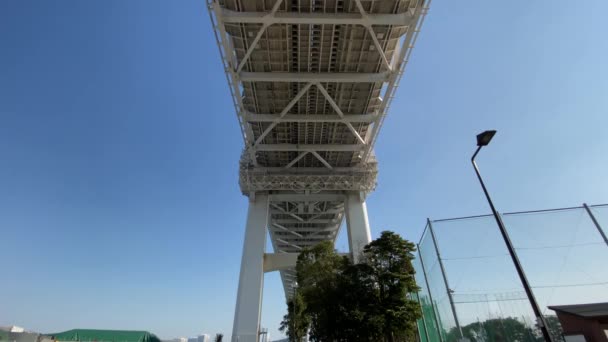 Krajina Mostu Tokyo Rainbow — Stock video