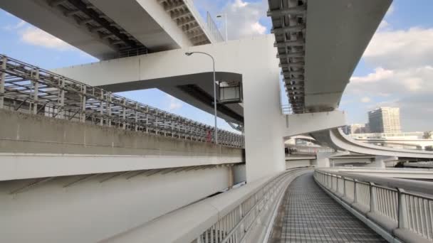 Tokyo Rainbow Bridge Promenade — Vídeos de Stock