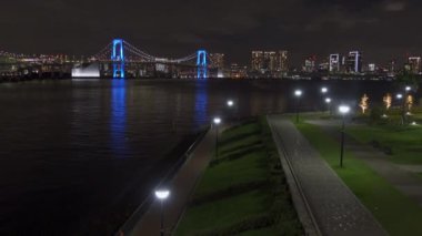 Japonya 'da Gökkuşağı Köprüsü, Tokyo Gece Manzarası