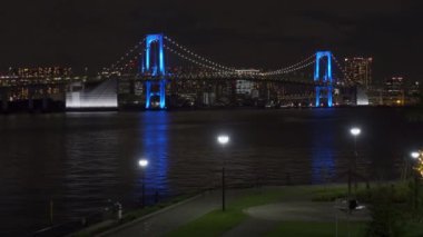 Japonya 'da Gökkuşağı Köprüsü, Tokyo Gece Manzarası
