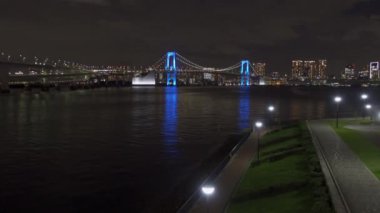 Japonya 'da Gökkuşağı Köprüsü, Tokyo Gece Manzarası