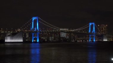 Japonya 'da Gökkuşağı Köprüsü, Tokyo Gece Manzarası