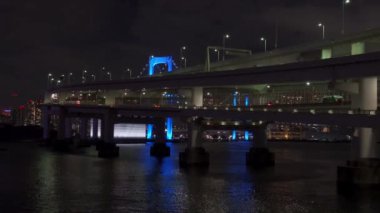 Japonya 'da Gökkuşağı Köprüsü, Tokyo Gece Manzarası