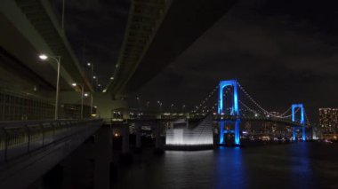 Japonya 'da Gökkuşağı Köprüsü, Tokyo Gece Manzarası