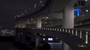Japonya 'da Gökkuşağı Köprüsü, Tokyo Gece Manzarası