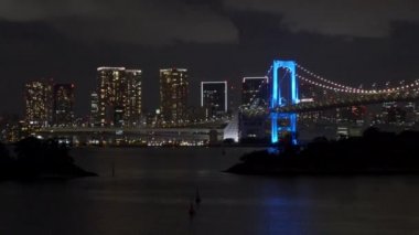 Japonya 'da Gökkuşağı Köprüsü, Tokyo Gece Manzarası