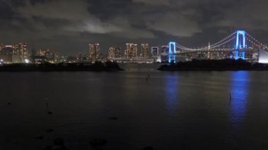 Japonya 'da Gökkuşağı Köprüsü, Tokyo Gece Manzarası