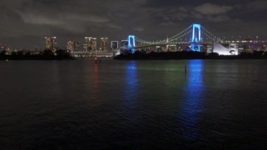 Japonya 'da Gökkuşağı Köprüsü, Tokyo Gece Manzarası