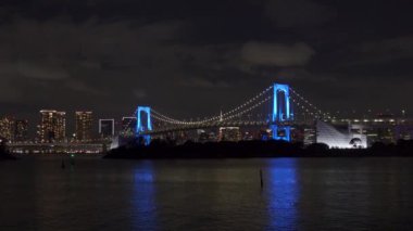 Japonya 'da Gökkuşağı Köprüsü, Tokyo Gece Manzarası