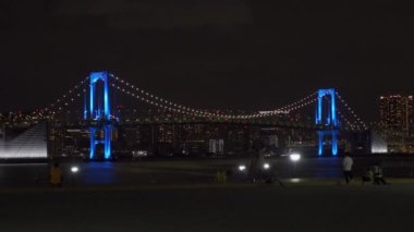 Japonya 'da Gökkuşağı Köprüsü, Tokyo Gece Manzarası
