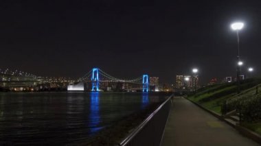 Japonya 'da Gökkuşağı Köprüsü, Tokyo Gece Manzarası