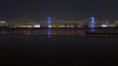 Japonya 'da Gökkuşağı Köprüsü, Tokyo Gece Manzarası