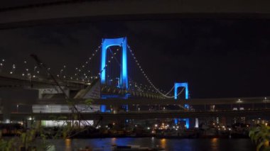 Japonya 'da Gökkuşağı Köprüsü, Tokyo Gece Manzarası