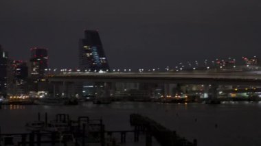 Japonya 'da Gökkuşağı Köprüsü, Tokyo Gece Manzarası