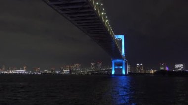 Japonya 'da Gökkuşağı Köprüsü, Tokyo Gece Manzarası