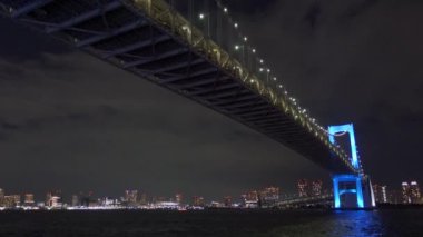 Japonya 'da Gökkuşağı Köprüsü, Tokyo Gece Manzarası