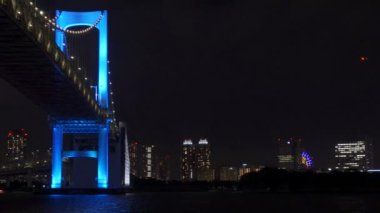 Japonya 'da Gökkuşağı Köprüsü, Tokyo Gece Manzarası