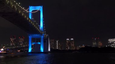 Japonya 'da Gökkuşağı Köprüsü, Tokyo Gece Manzarası