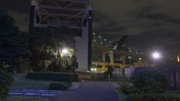 日本彩虹桥 东京夜景 — 图库视频影像