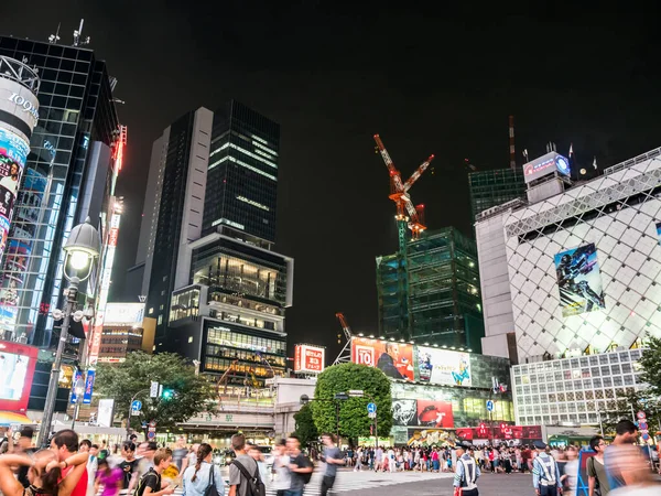 Shibuya Japan Tokyo Night View – stockfoto