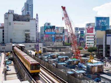 Tokyo shibuya Japonya manzarası