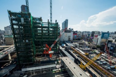 Tokyo shibuya Japonya manzarası