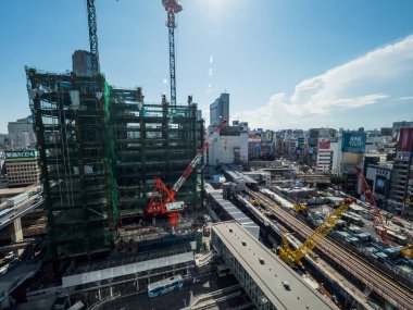 Tokyo shibuya Japonya manzarası