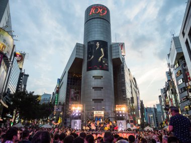 Tokyo shibuya Japonya manzarası