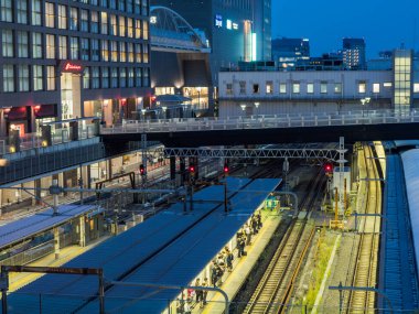 Shinjuku Japonya 'da, Tokyo Gece Manzarası