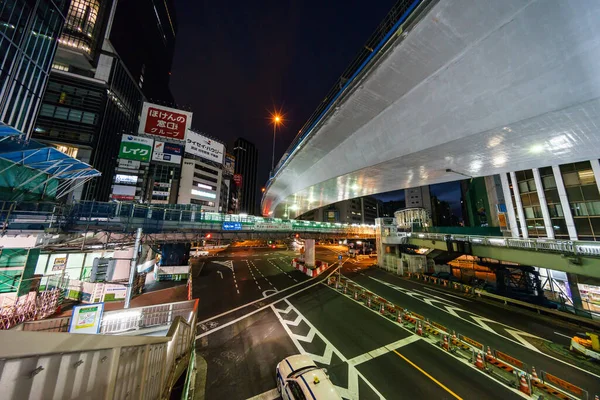 Shibuya Japón Tokio Vista Nocturna — Foto de Stock