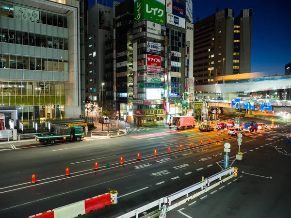 Shibuya Japão Tokyo Night View — Fotografia de Stock
