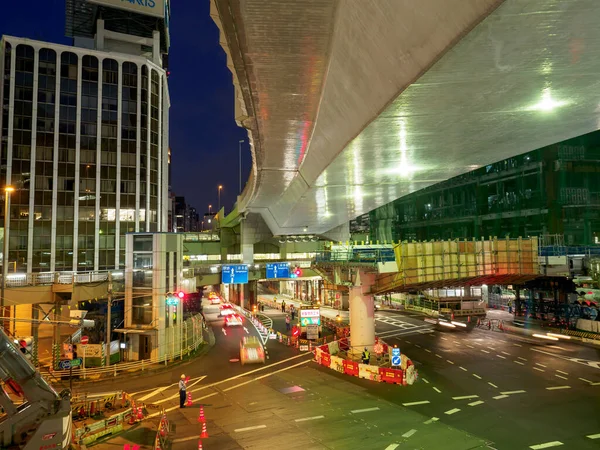 Shibuya Japonya Tokyo Gece Manzarası — Stok fotoğraf