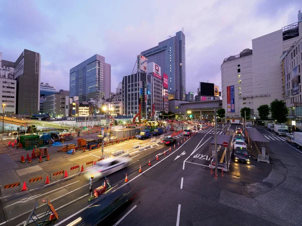 Shibuya Japan Tokyo Night View – stockfoto