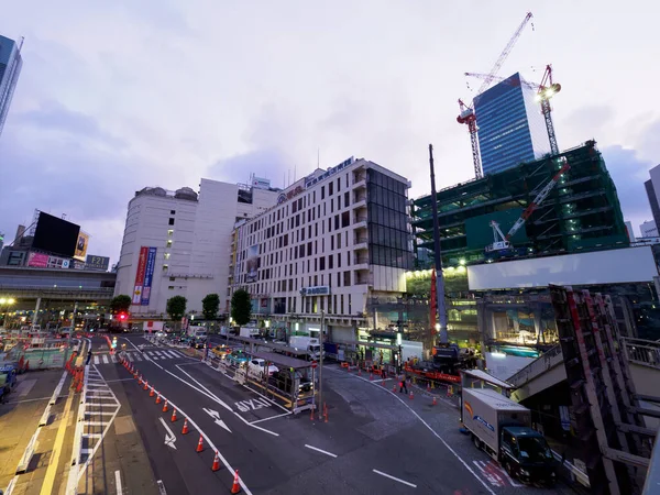 Shibuya Japón Tokio Vista Nocturna —  Fotos de Stock
