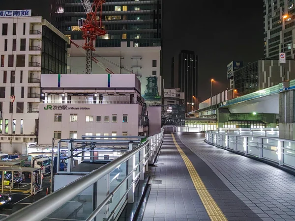 Шібуя Японії Токійський Нічний Вид — стокове фото