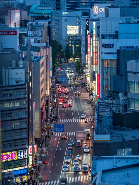 Shinjuku Japão Tokyo Night View — Fotografia de Stock