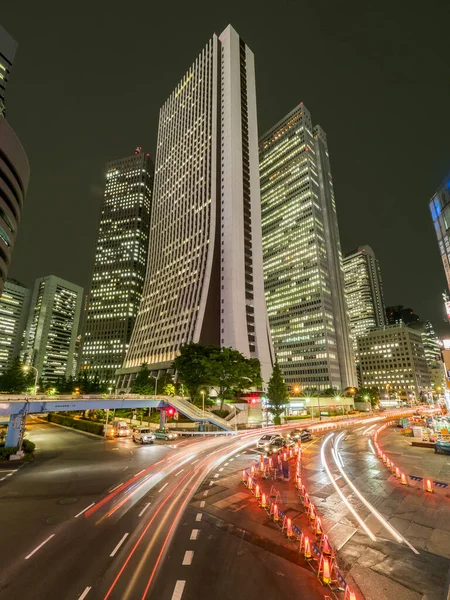 Shinjuku Japánban Tokyo Night View — Stock Fotó