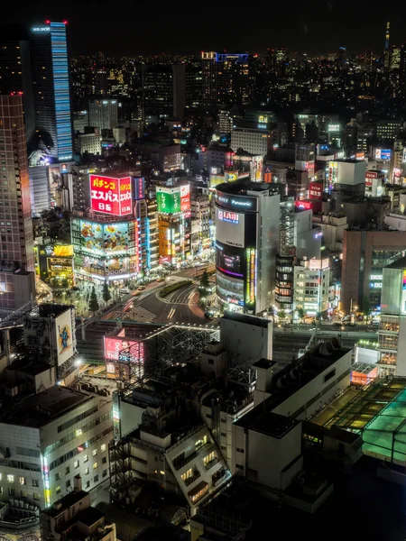 Shinjuku Japan Tokio Nachtzicht — Stockfoto