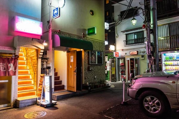 Shinjuku Japonya Tokyo Gece Manzarası — Stok fotoğraf