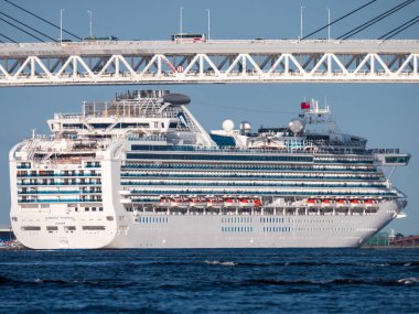 Lüks yolcu gemisi, Yokohama Japonya Peyzajı