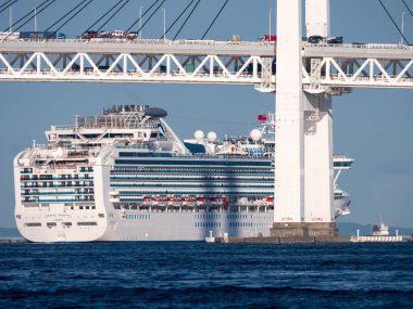 Lüks yolcu gemisi, Yokohama Japonya Peyzajı