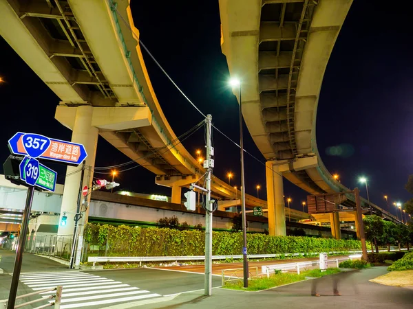 日本东京交界处夜景 — 图库照片