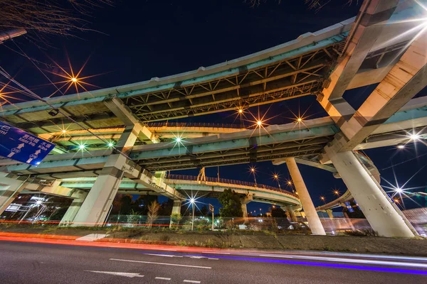 Japan Tokyo Junction Night View — Stock Photo, Image