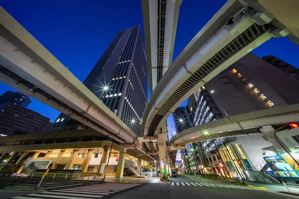 Japan Tokyo Junction Night View — стокове фото