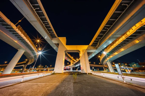 日本东京交界处夜景 — 图库照片