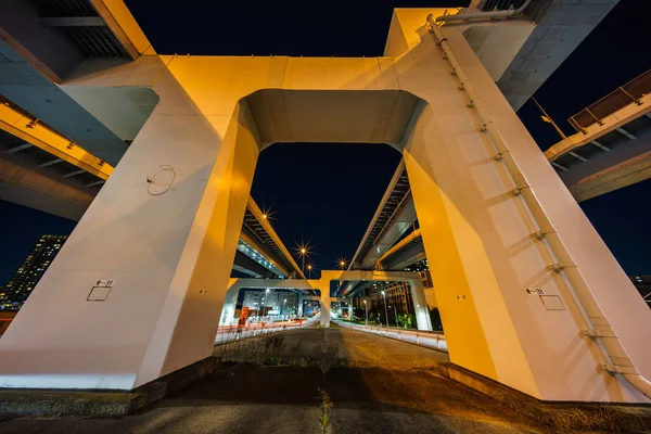 Japon Tokyo Junction Vue Nuit — Photo