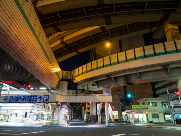 Japan Tokyo Junction Night View — Stock Photo, Image