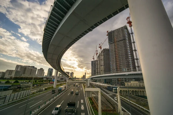 Junction Japanissa Tokio Maisema — kuvapankkivalokuva