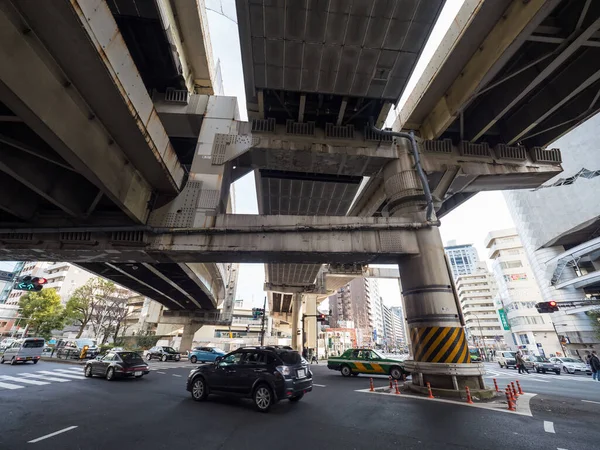 Japonya Kavşak Tokyo Peyzaj — Stok fotoğraf