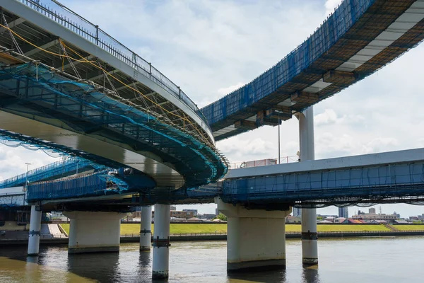 Junction Στην Ιαπωνία Τόκιο Τοπίο — Φωτογραφία Αρχείου